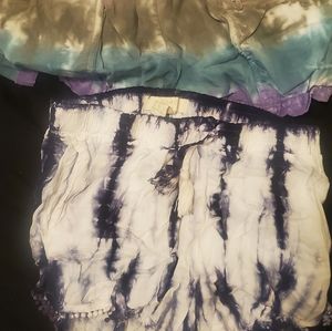Girls Tie Dye shorts